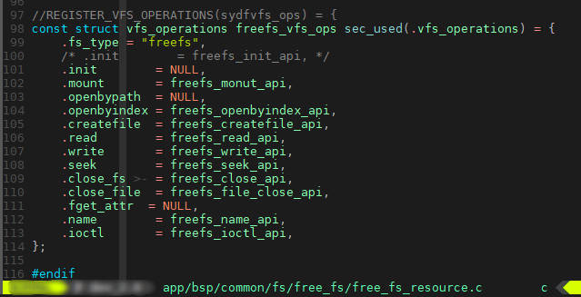 "freefs文件系统接口"