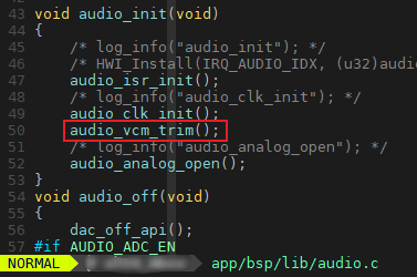 "VCM_TRIM函数“