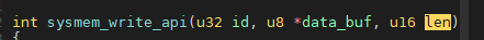 "sysmem_write_api 参数 length"