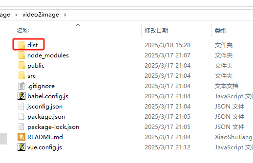 dist产物